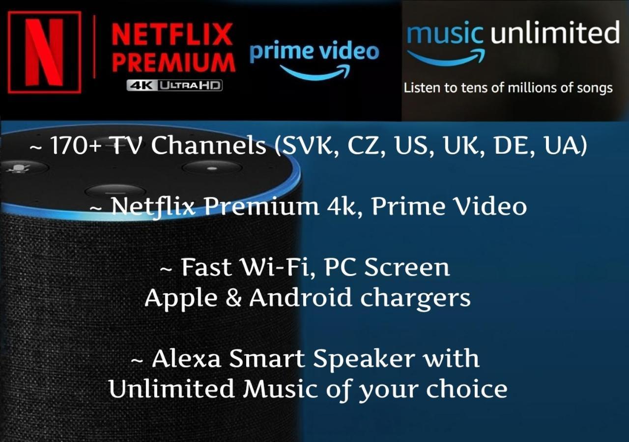 E2 Luxury Oldtown Apt - 2X Parking, Foodstore, Pcscreen, Netflix, Unlimited Music, Crib, Babychair, Fastwifi, Aircon 科希策 外观 照片
