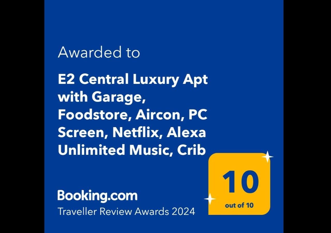 E2 Luxury Oldtown Apt - 2X Parking, Foodstore, Pcscreen, Netflix, Unlimited Music, Crib, Babychair, Fastwifi, Aircon 科希策 外观 照片